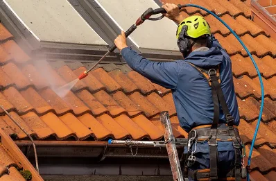 Démoussage et hydrofuge de toiture à Sougeal
